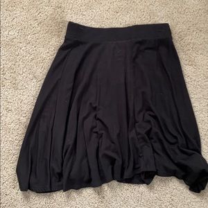 Black skater skirt